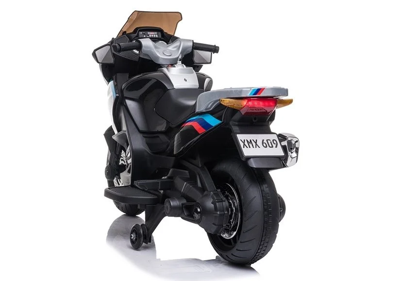 Električni motocikl za vožnju XMX609 crni motor na akumulator_7