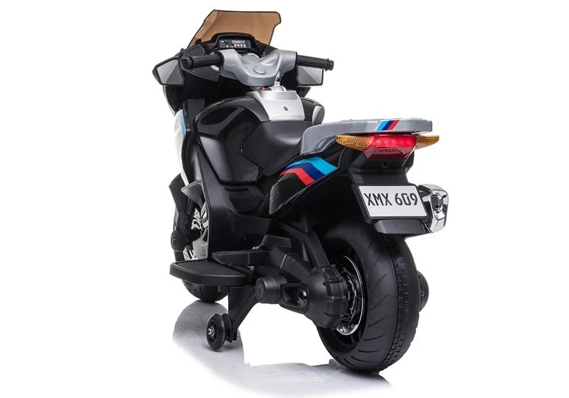 Električni motocikl za vožnju XMX609 crni motor na akumulator_8