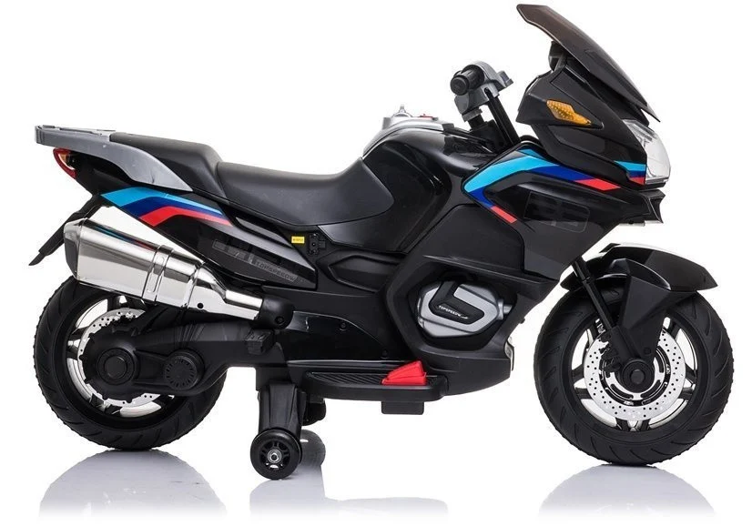 Električni motocikl za vožnju XMX609 crni motor na akumulator_9