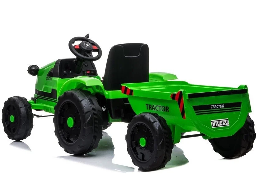 Električni traktor CH9959 na akumulator, zeleni auto na akumulator_4