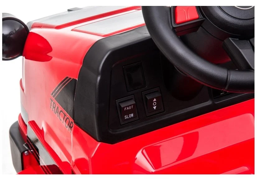 Električni traktor za vožnju CH9959 crveni auto na akumulator_10