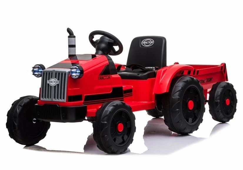 Električni traktor za vožnju CH9959 crveni auto na akumulator_3