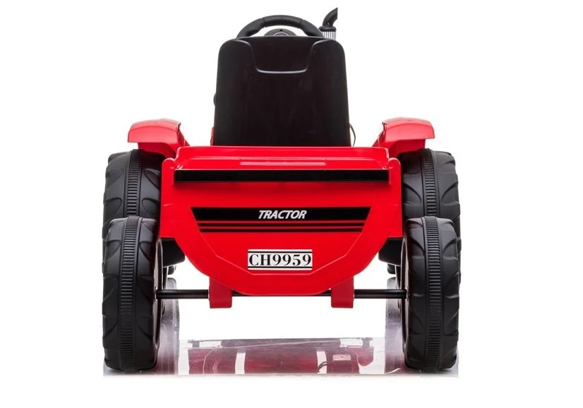Električni traktor za vožnju CH9959 crveni auto na akumulator_6