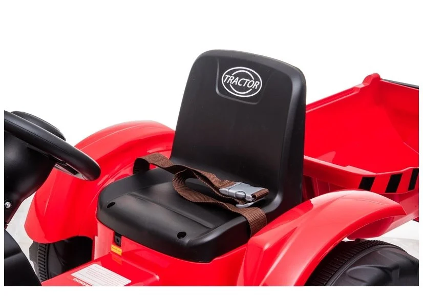 Električni traktor za vožnju CH9959 crveni auto na akumulator_8