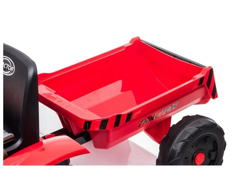 Električni traktor za vožnju CH9959 crveni auto na akumulator_9