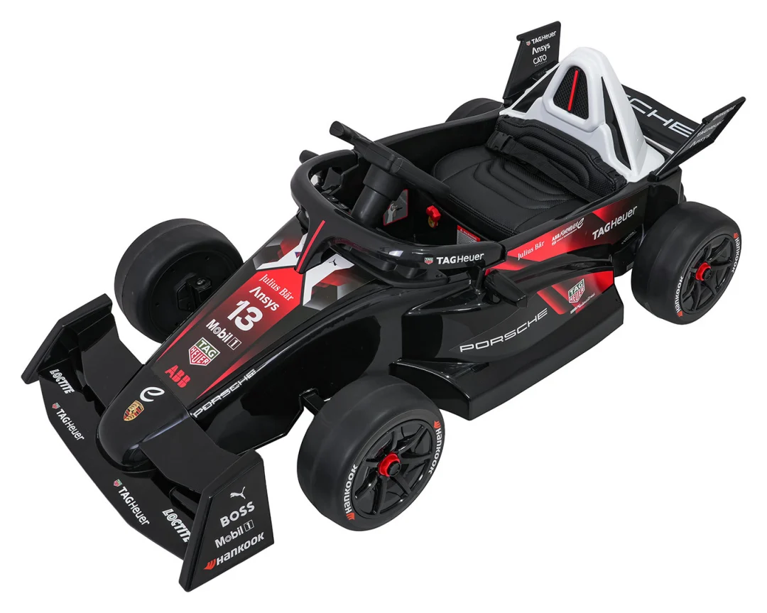 Električno vozilo Porsche Formula E crveni auto na akumulator_15