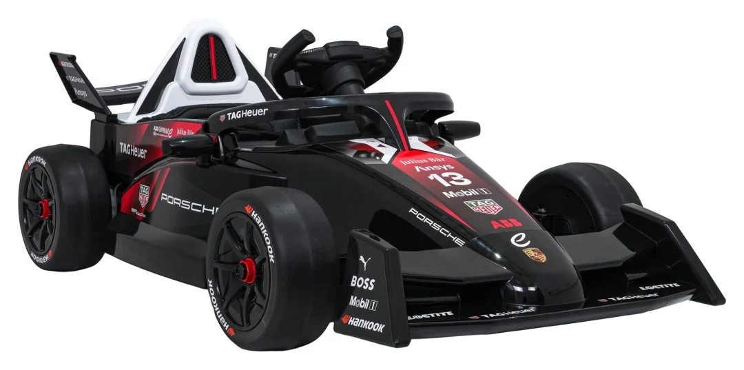 Električno vozilo Porsche Formula E crveni auto na akumulator_4