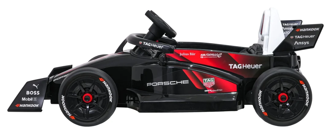 Električno vozilo Porsche Formula E crveni auto na akumulator_5