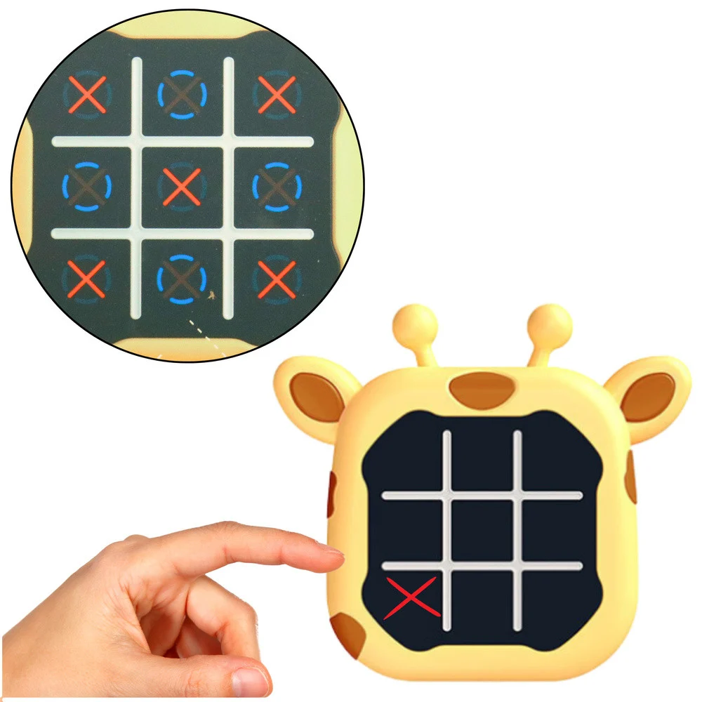 Elektronička igra 3u1 Križić-kružić Memory Žirafa Žuta_2