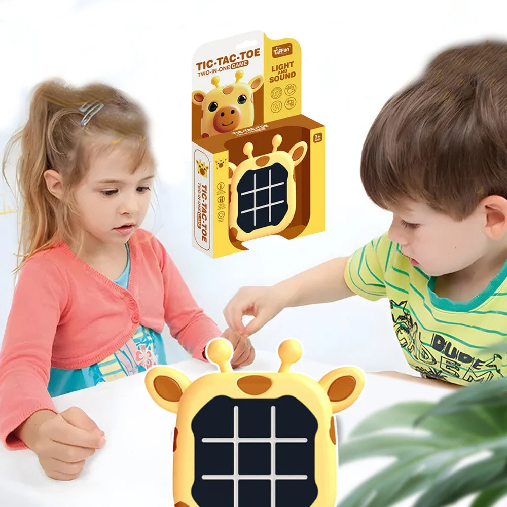 Elektronička igra 3u1 Križić-kružić Memory Žirafa Žuta_4