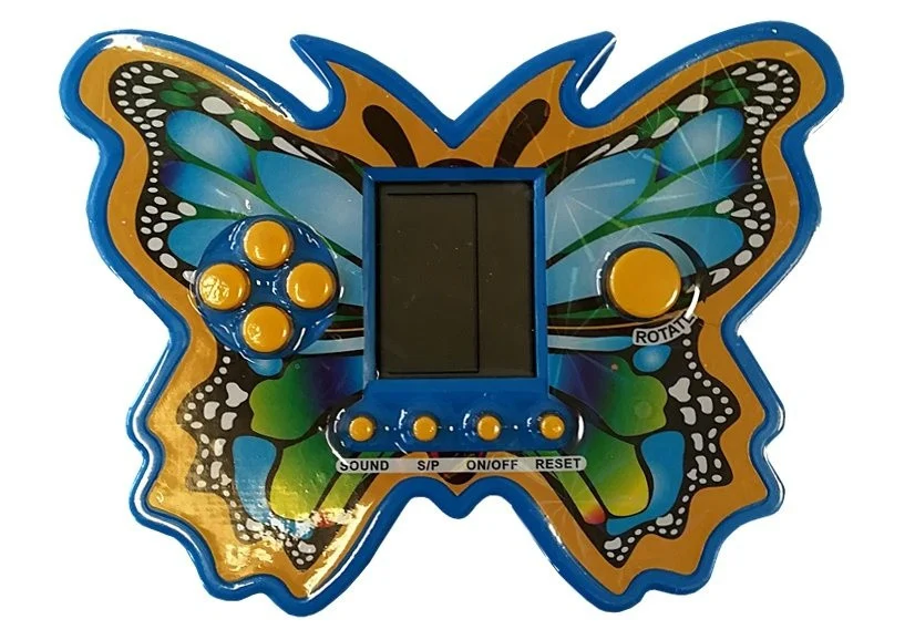 Elektronička igra Tetris leptir, plava, 12,5 × 9 cm_3