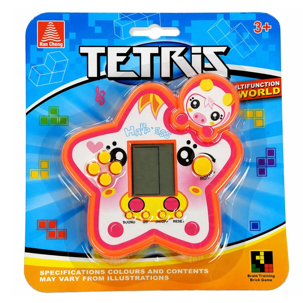 Elektronička igra Tetris zvijezda, crvena, Ø 11 cm_6