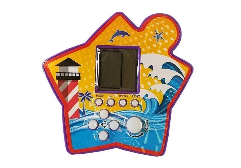 Elektronička igra Tetris zvijezda prijenosna, ljubičasta, 7,5 × 7 cm, var. 4027_3
