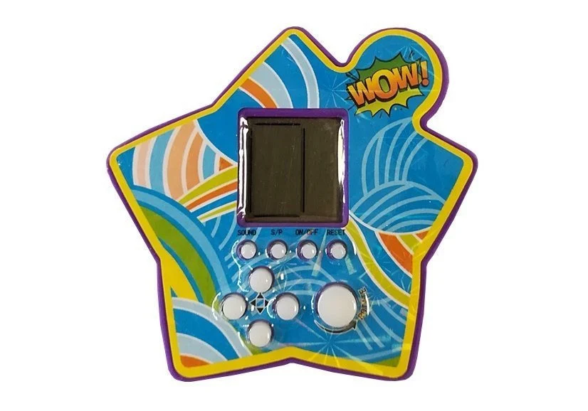Elektronička igra Tetris zvijezda prijenosna, ljubičasta, 7,5 × 7 cm, var. 4027_5