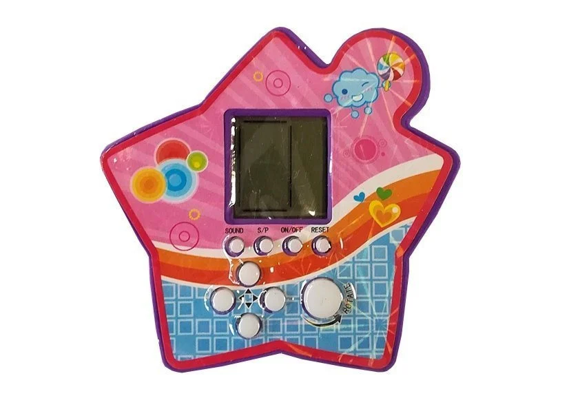 Elektronička igra Tetris zvijezda prijenosna, ljubičasta, 7,5 × 7 cm, var. 4027_7