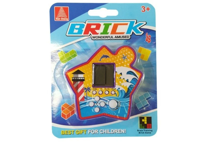 Elektronička igra Tetris zvijezda prijenosna, ljubičasta, 7,5 × 7 cm, var. 4028_2