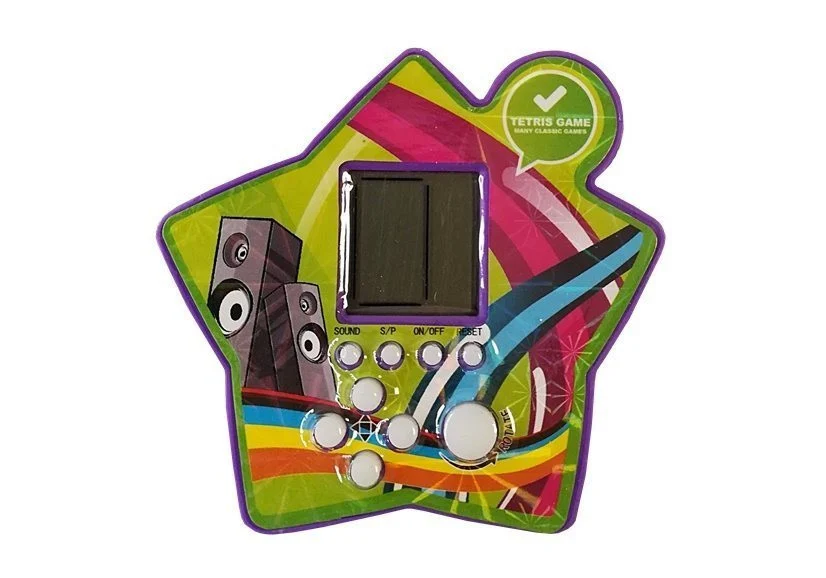 Elektronička igra Tetris zvijezda prijenosna, ljubičasta, 7,5 × 7 cm, var. 4028_6
