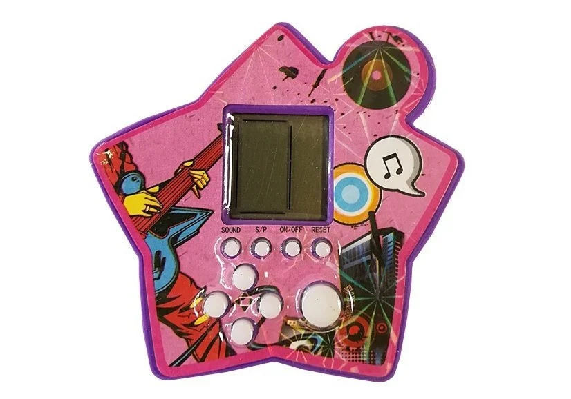 Elektronička igra Tetris zvijezda prijenosna, ljubičasta, 7,5 × 7 cm, var. 4028_8