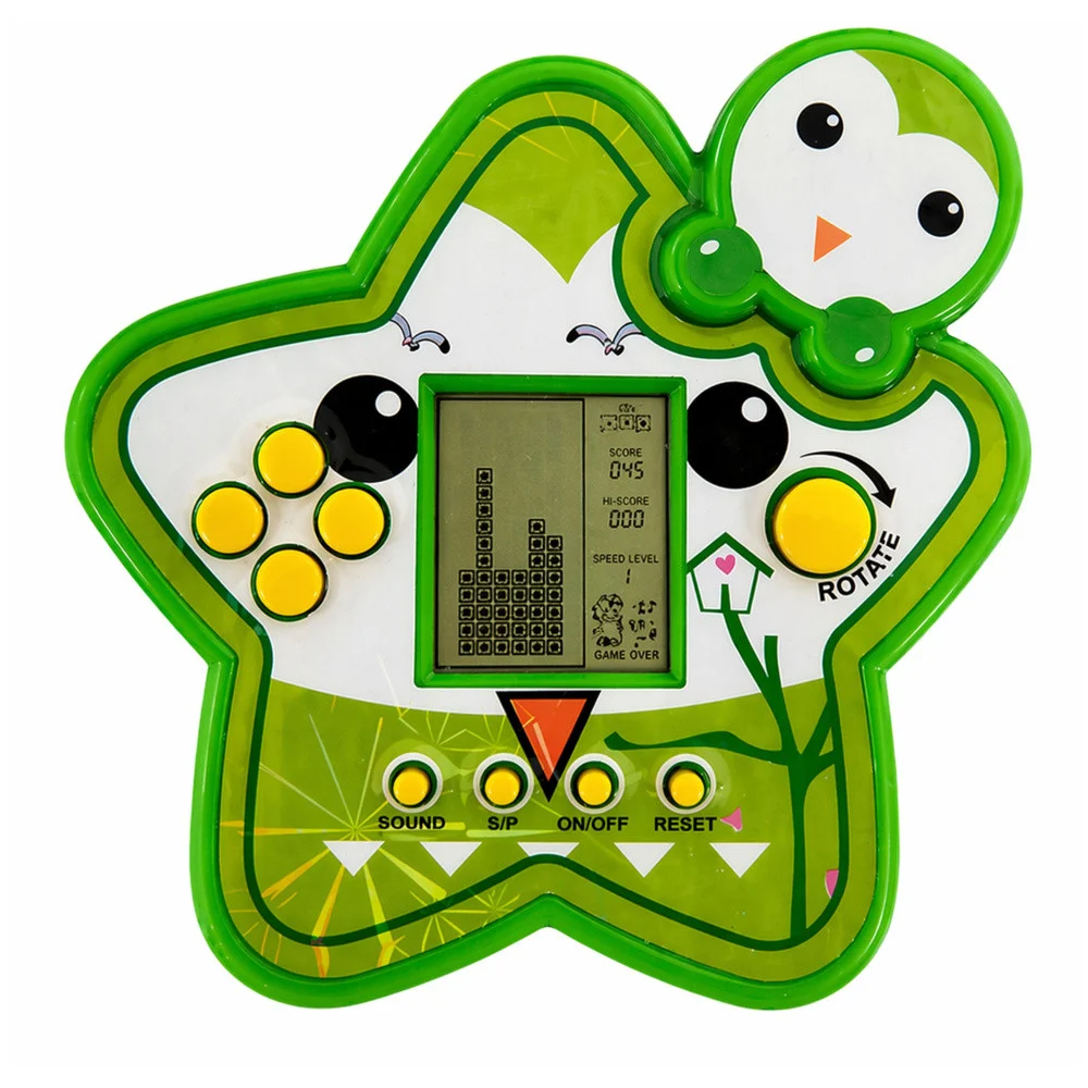 Elektronička igra Tetris zvijezda, zelena, Ø 11 cm_3