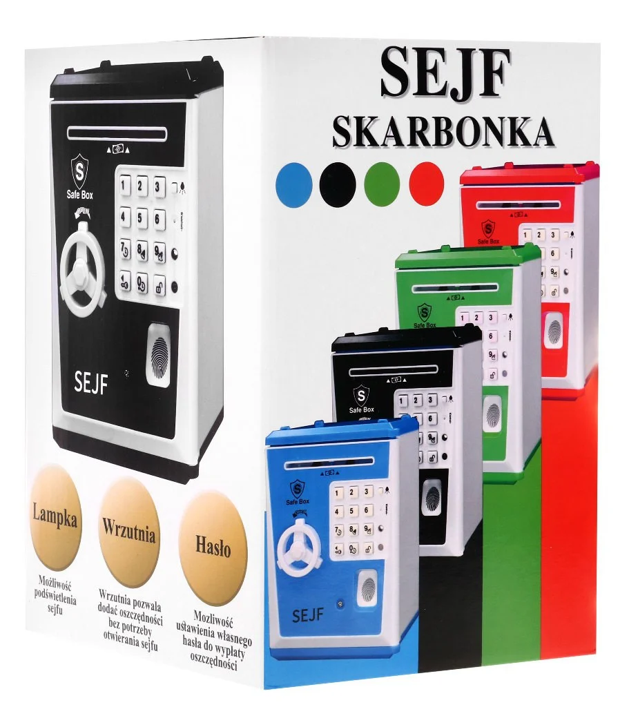 Elektronička kasica-sef crna 3+ s PIN-om_3