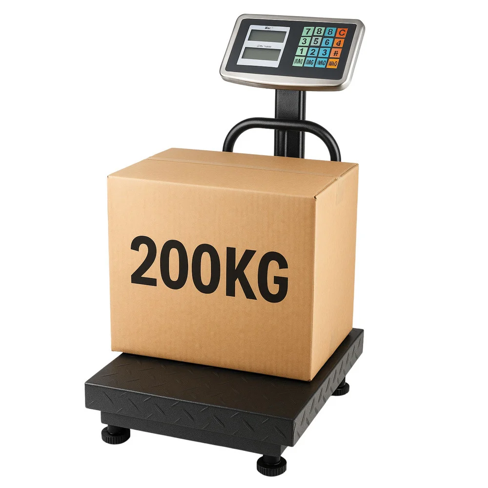 Elektronička platformna vaga LCD, do 200 kg, točnost 20 g_5