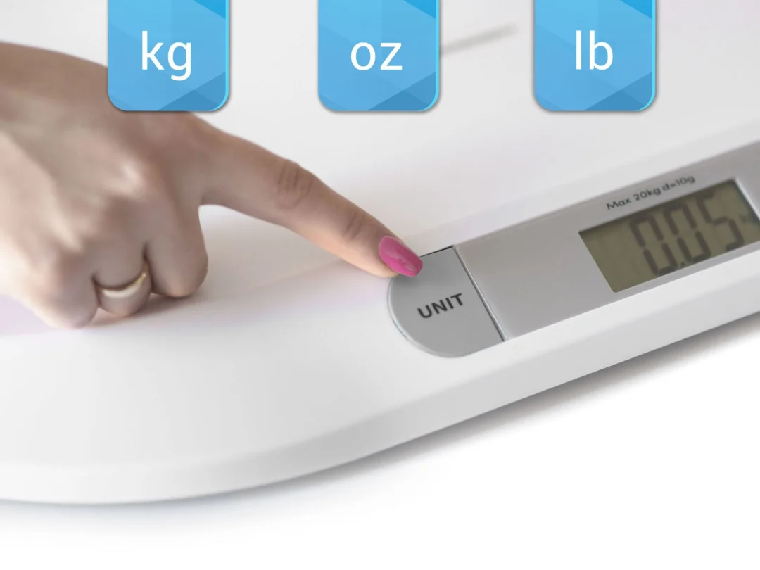 Elektronička vaga za bebe BW-141 bijela_5