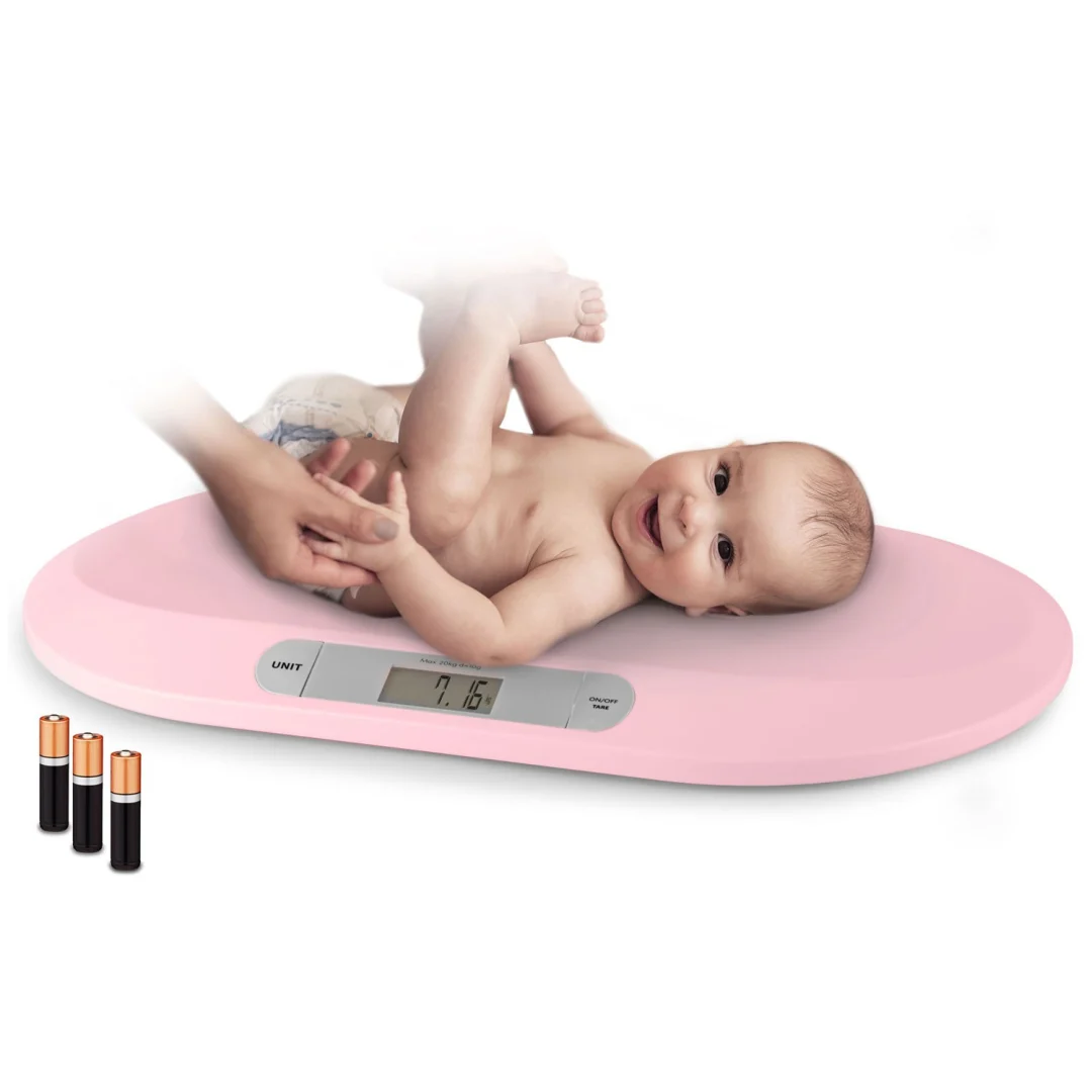 Elektronička vaga za bebe BW-144, ružičasta_1