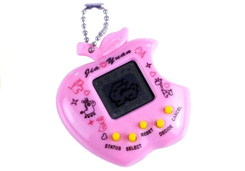Elektroničke životinje Tamagotchi u obliku ružičaste jabuke_2