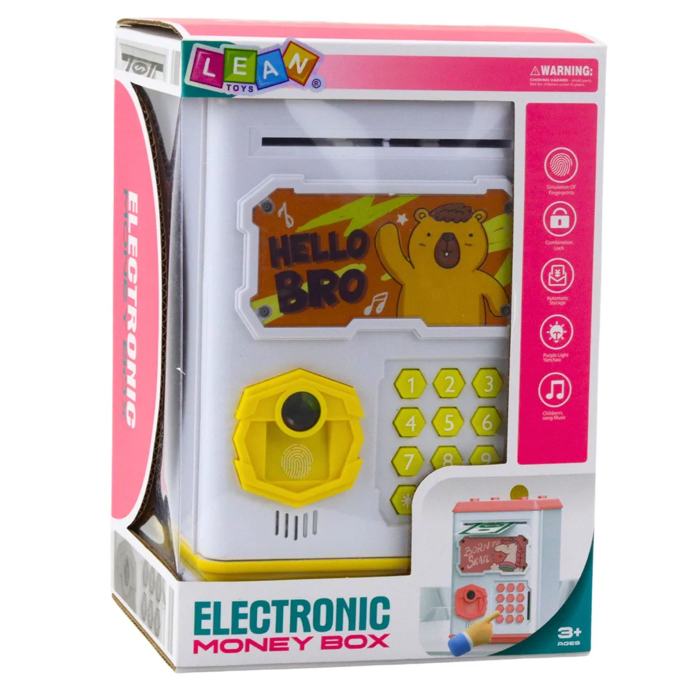 Elektronički sef kasica Capybara žuti_3