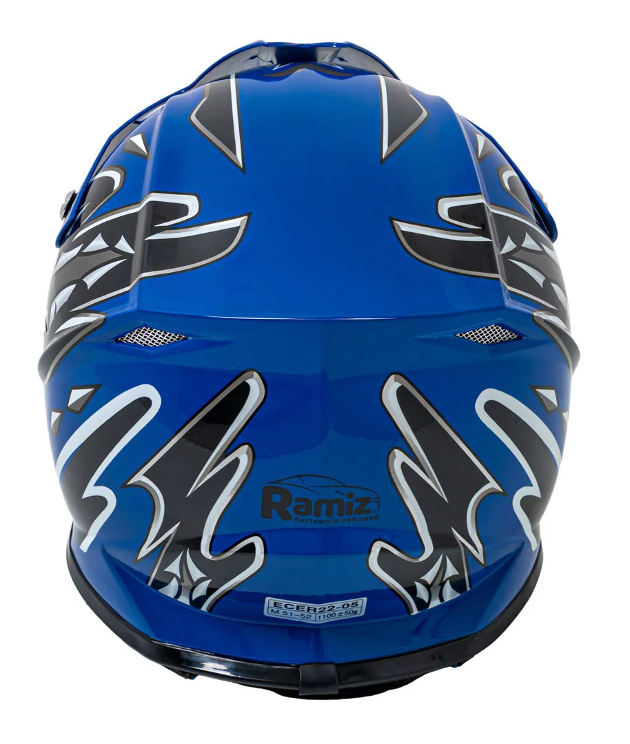 Enduro kaciga plava M_6