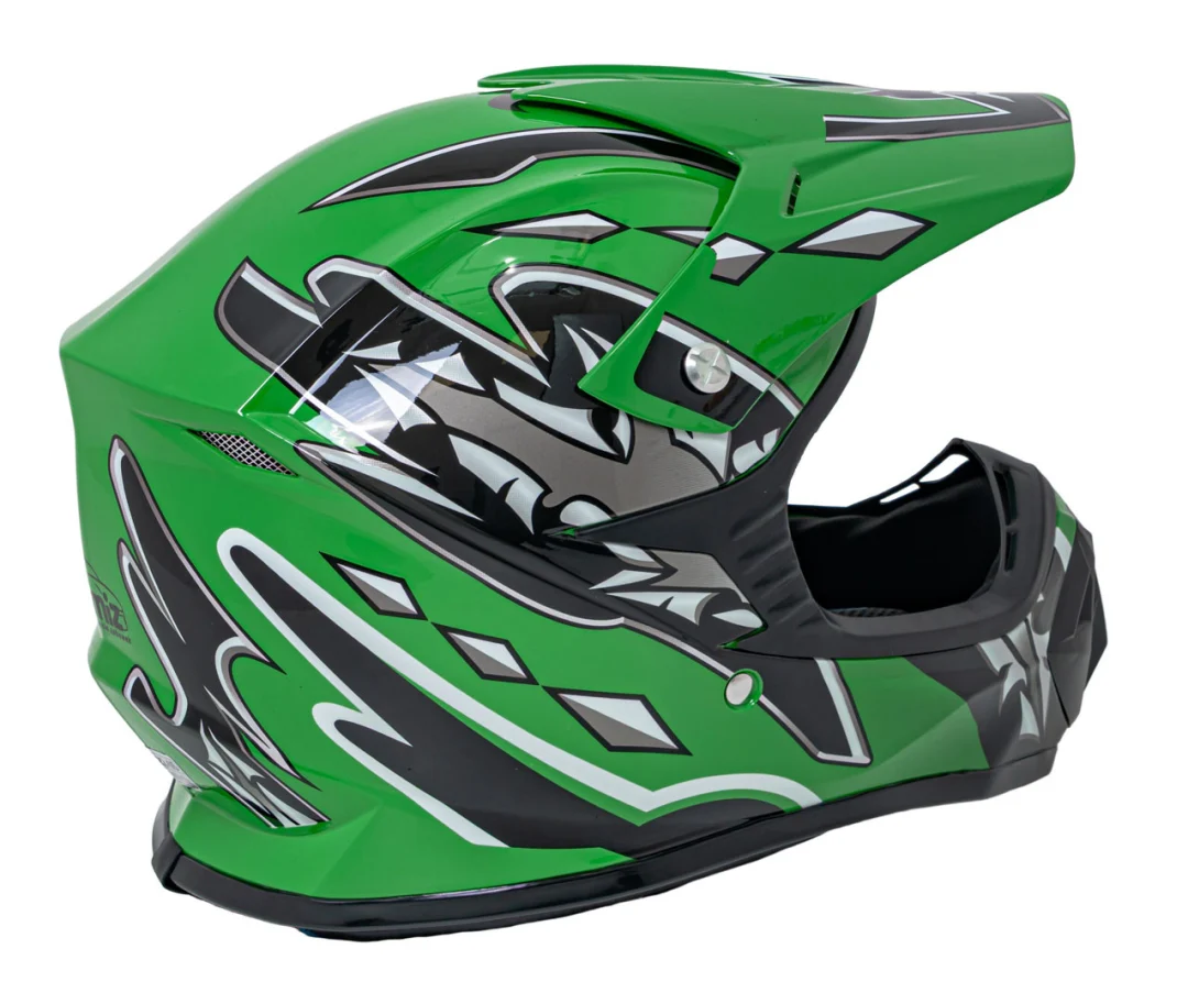 Enduro kaciga zelena M_5