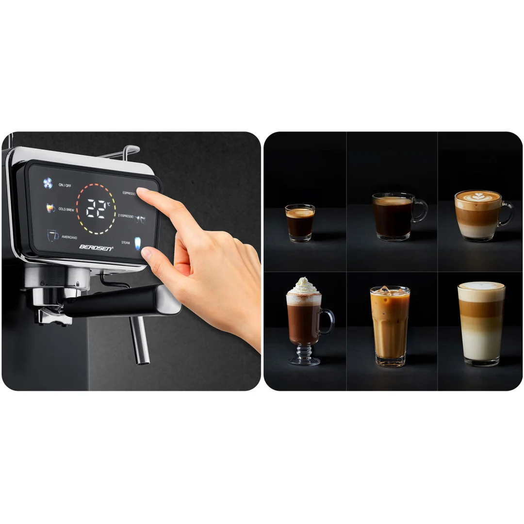 Espresso aparat Berdsen BD-771 20 bar crni_15