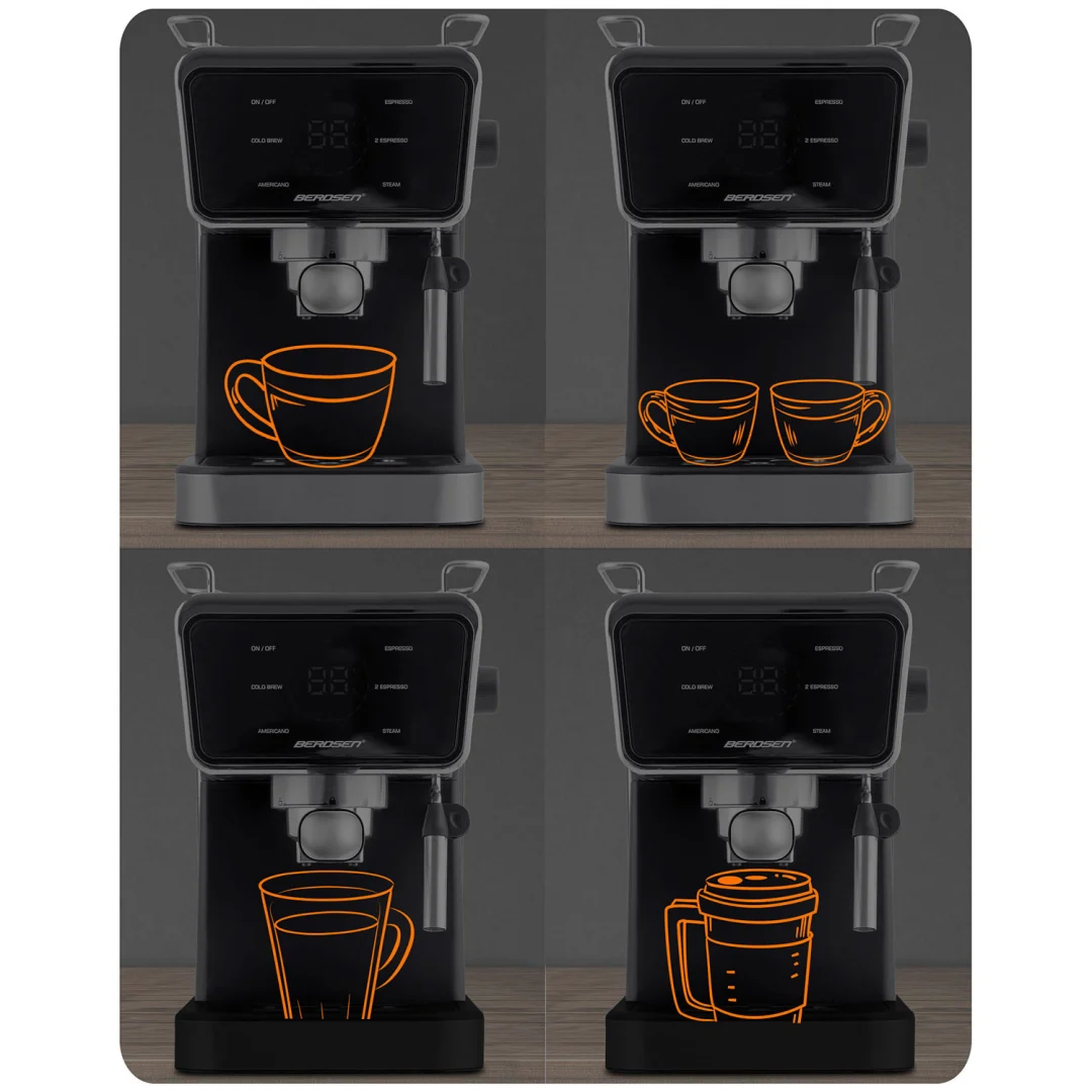 Espresso aparat Berdsen BD-771 20 bar crni_16