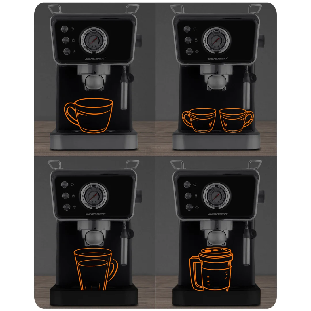 Espresso aparat Berdsen BD-772 20 bar crni_16