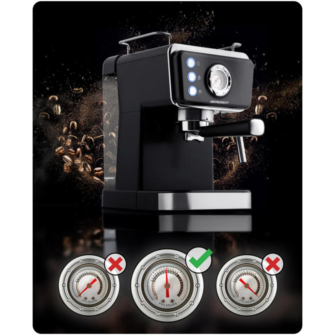 Espresso aparat Berdsen BD-772 20 bar crni_2