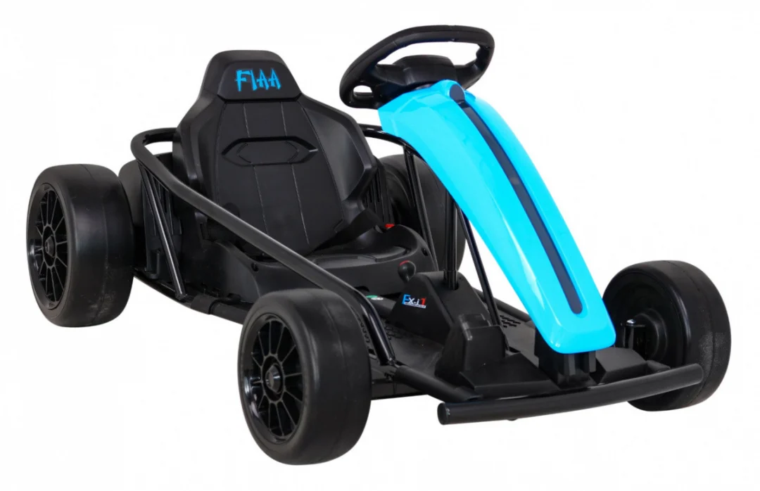 FX1 Drift Master Go-kart na baterije za djecu, plavi + Drift funkcija + EVA kotači, plava_8