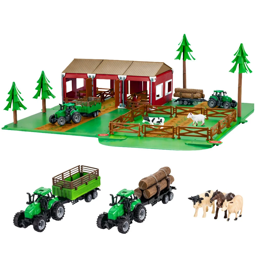 Farma set traktori životinje štala 102 dijela_2