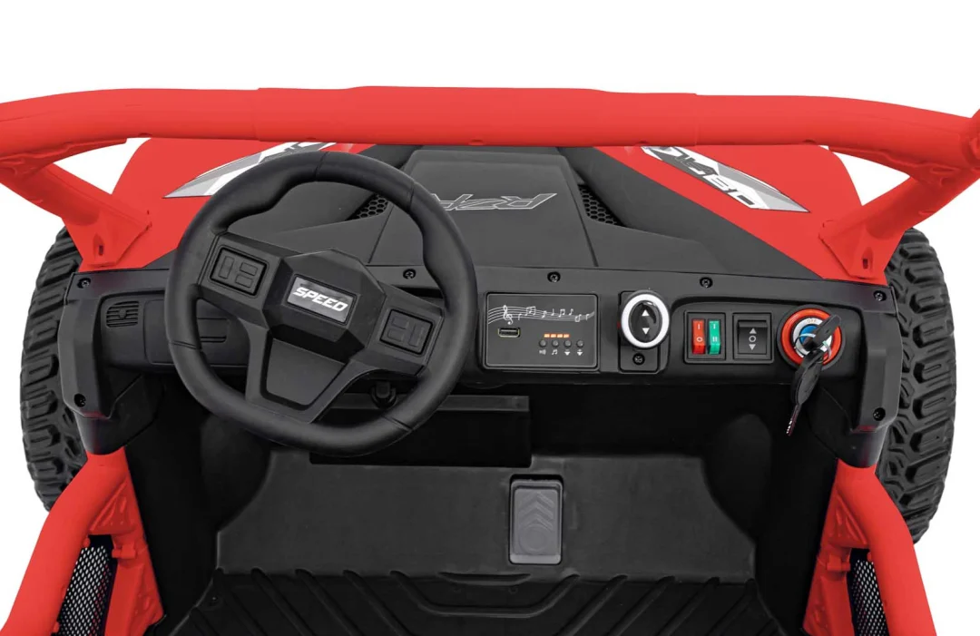 Farmer UTV trkaći kamion na akumulator, crveni_12