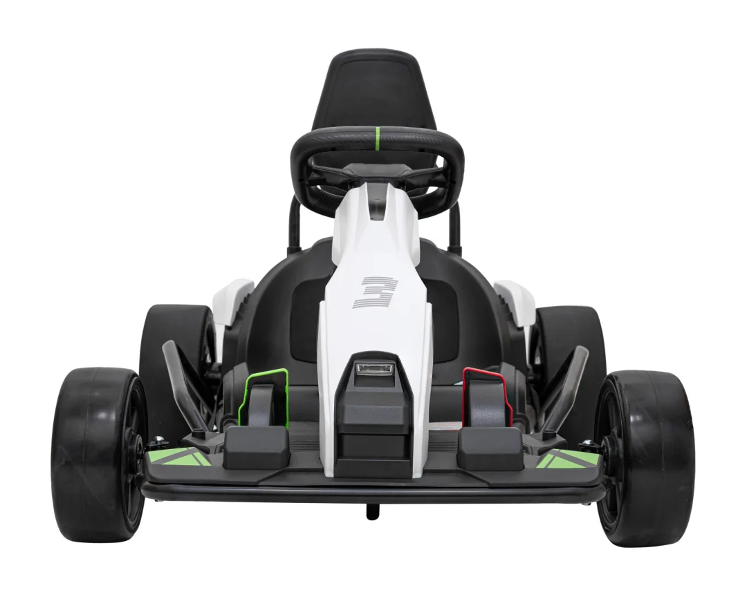Fast 3 Drift baterijski go-kart za djecu bijeli + Drift funkcija + 2x150W motora + LED, bijela auto na akumulator_4