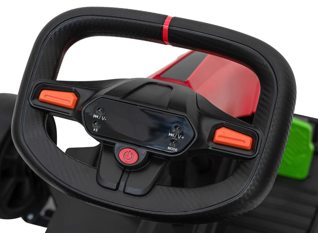 Fast 3 Drift go-kart na akumulator, crveni auto na akumulator_11
