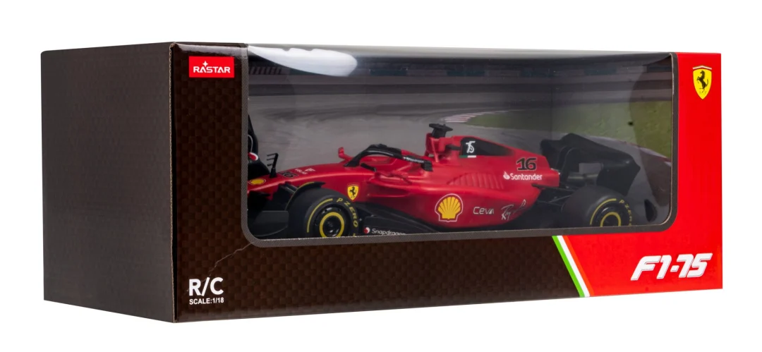 Ferrari F1 75 RASTAR model 1:18 trkaći automobil na daljinsko upravljanje + 2,4 GHz, crvena_8
