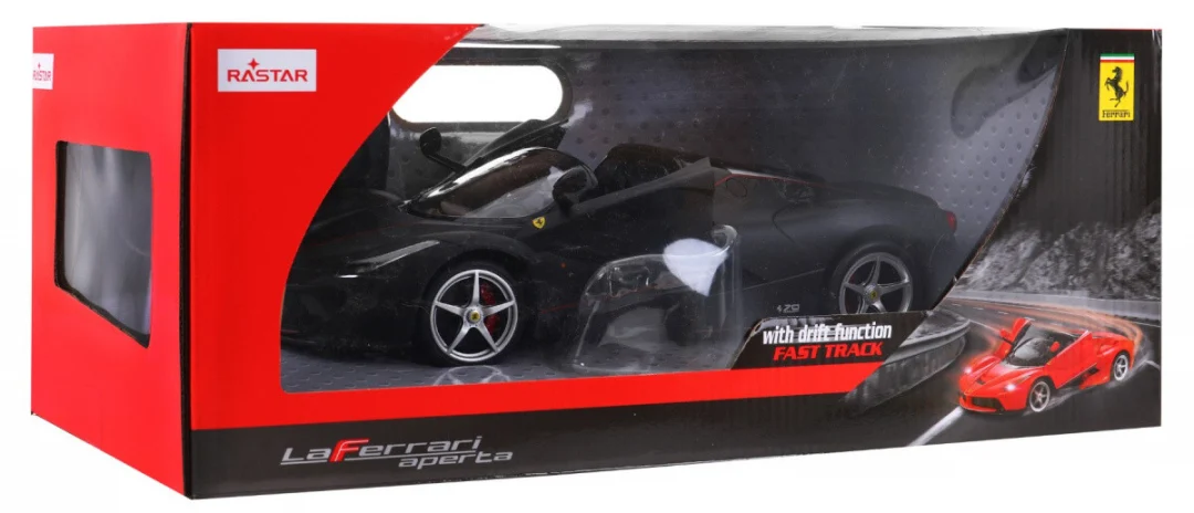 Ferrari LaFerrari Aperta crni RASTAR model 1:14 Automobil na daljinsko upravljanje + 2,4 GHz, crna_11