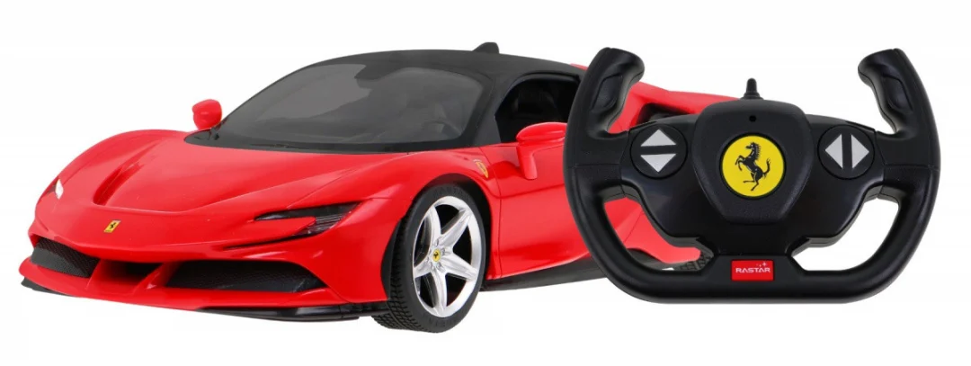 Ferrari SF90 Stradale RASTAR model 1:14 Automobil na daljinsko upravljanje + daljinski, crvena_7