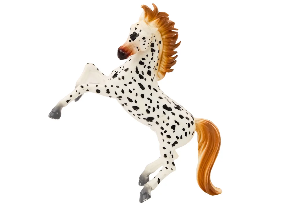 Figurica bijelog konja s točkicama 14 cm_2