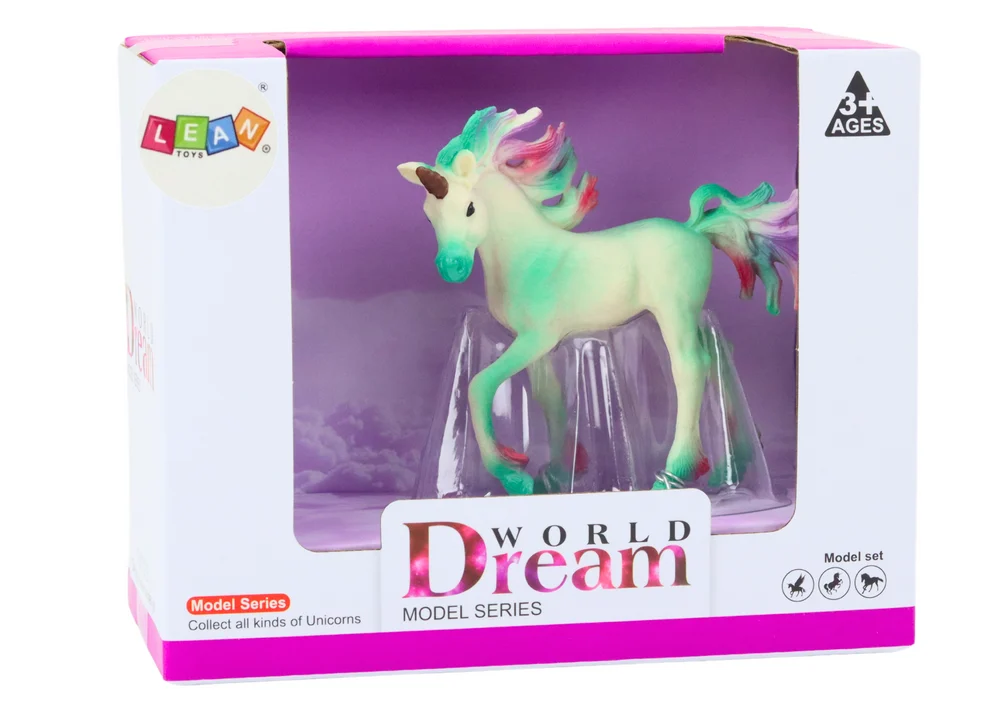 Figurica malog jednoroga zeleni 8 cm_3