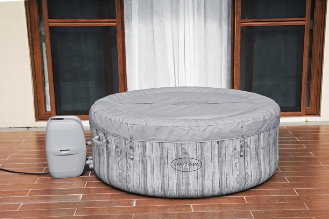 Fiji Lay-Z-Spa BESTWAY kućni spa za 4 osobe + pumpa + filter + ChemConnect_4