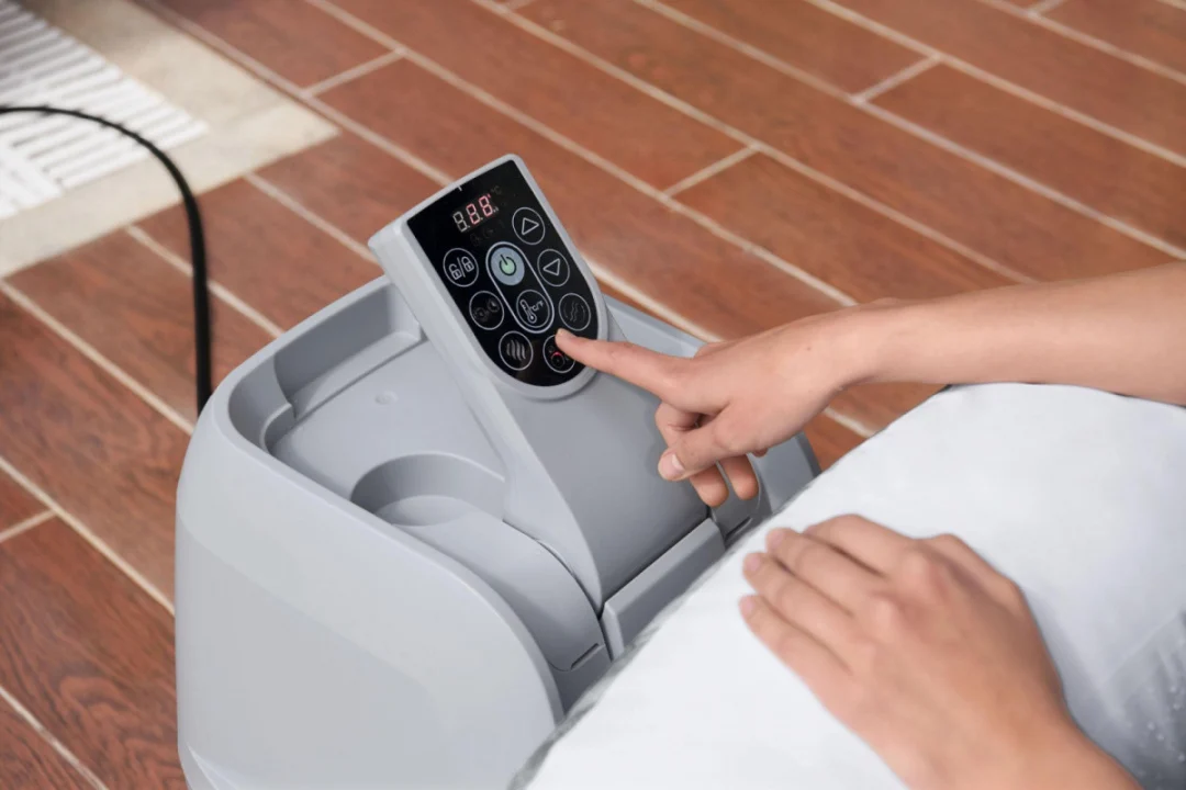 Fiji Lay-Z-Spa BESTWAY kućni spa za 4 osobe + pumpa + filter + ChemConnect_5