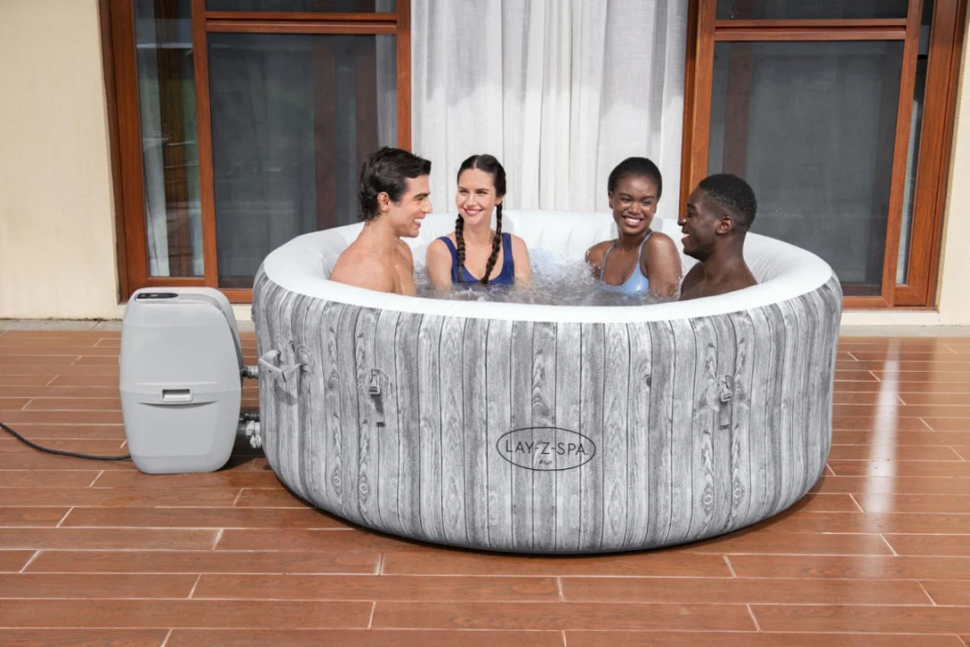 Fiji Lay-Z-Spa BESTWAY kućni spa za 4 osobe + pumpa + filter + ChemConnect_6
