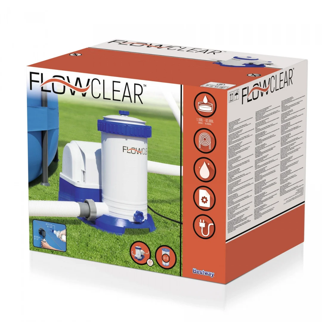 FlowClear BESTWAY 9463 l/h pumpa za filtriranje bazena + zamjenski filter IV_8