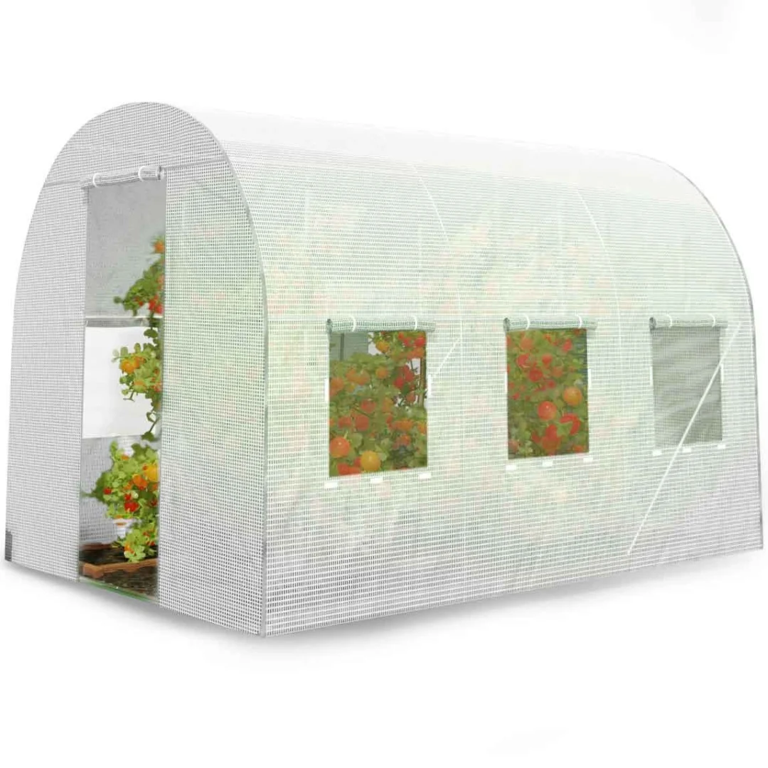 Folija za vrtni tunel 2x3,5m (7m2) bijela Plonos_3